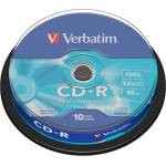 Verbatim CD-R Verbatim 52x 700 MB шпиндел 10 бр (2315010-43437)