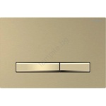 Geberit 115.672. QF. 2-Бутон за промиване Sigma50 24, 6x16, 4 cm четкан месинг (GB0140)