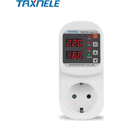 Taxnele Регулируем 16A AC 230V предпазител от пренапрежение за контакт (TVPS1-16C)