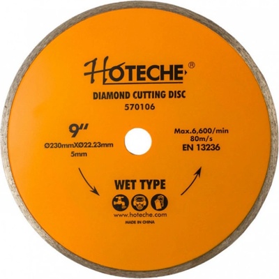 Hoteche Kotúč diamantový rezný 230 x 22,23 x 5 mm 570106