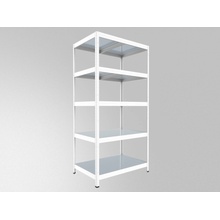 Biedrax Regál 50 x 60 x 210 cm bílý 5 polic