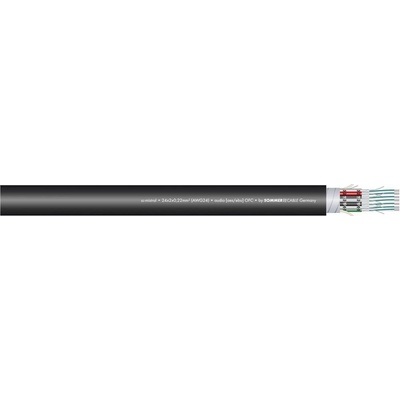 Sommer Cable 100-0101-08 multicore kabel 8 x 2 x 0.22 mm² + 1 x 2 x 0.22 mm² černá 1m