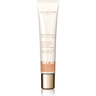 Clarins Skin Illusion Tinted Moisturizer тониращ крем SPF 25 цвят 02 40ml