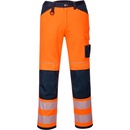 Portwest PW340 PW3 Hi Vis Pracovné nohavice čierna oranžová