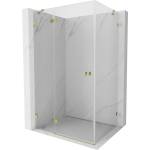 Mexen Lunar лява душ кабина 95 x 90 см, прозрачна, златна - 834-095-090-50-00-L (834-095-090-50-00-L)