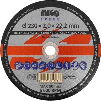 Magg Kotouč řezný 220 x 2,0 x 22 mm RKQS23020220