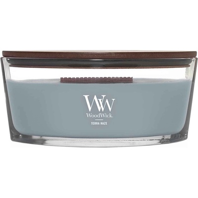 WoodWick Terra Haze ароматна свещ с дървен фитил 453, 6 гр