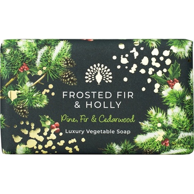 English Soap Company Frosted Fir & Holly tuhé mýdlo 190 g
