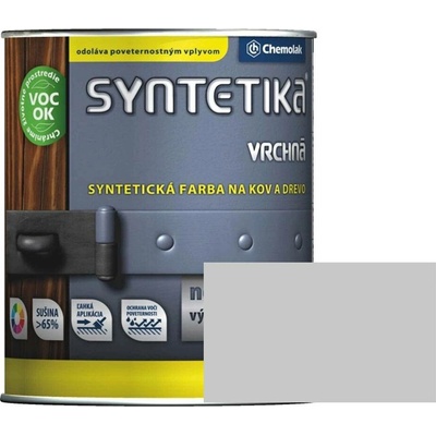 Chemolak syntetická barva S2013 9110 hliník 9l