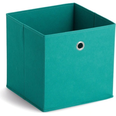 ZELLER Úložný box textilný petrol 28x28x28cm