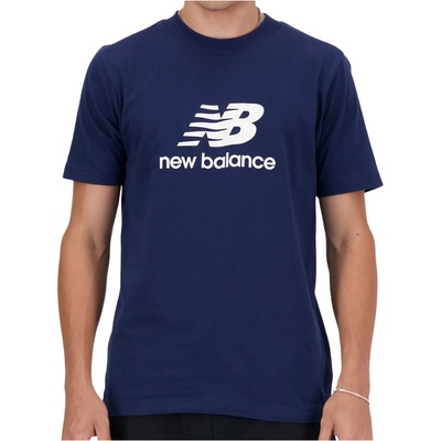New Balance Мъжка тениска New Balance Sport Essentials Logo T-Shirt - NB Navy - размер M (216-8586-0512)