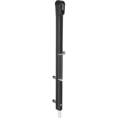 LOCINOX KEYDROP 7016 - zamykatelná mechanická zástrč pro křídlové brány, pr. 20 mm, antracit KEYDROP_7016