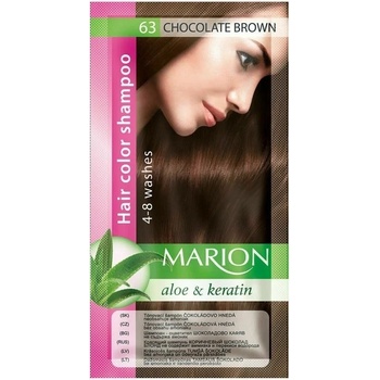 Marion tónovací šampon 63 Čokoládová hnedá 40 ml
