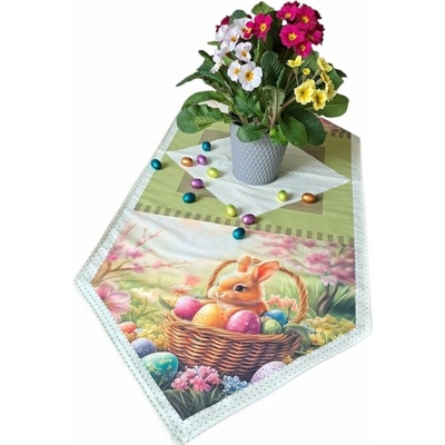 LKV Lomnice Textilní běhoun Velikonoce 47x139 cm