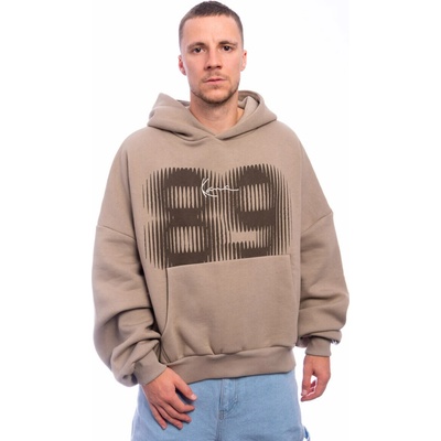 Karl Kani Signature 89 Boxy Os Hoodie Brown