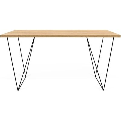 TEMAHOME Работно бюро в декор от дъбово дърво с черни крака , 140 x 75 cm Flow - TemaHome (9500.053221)