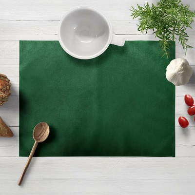Biante Sametové prostírání Velvet Premium SVP-032 Zelené 35x45cm