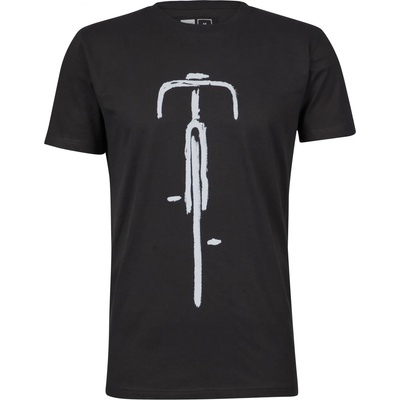 DEDICATED Мъжка тениска DEDICATED T-Shirt Stockholm Bike Front T-shirt - Charcoal - размер XL (016-8947-0115)