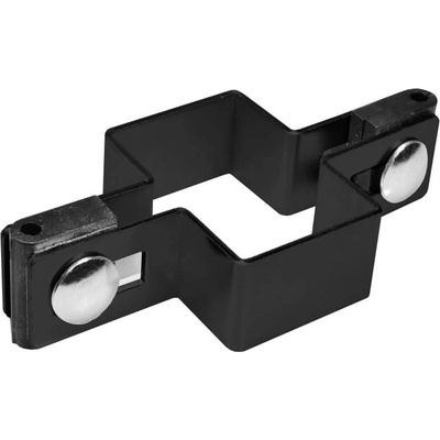 Polimet Úchyt panelu ke sloupku 62x62 mm průběžný; šroub + vymezovač; Zn+antracit