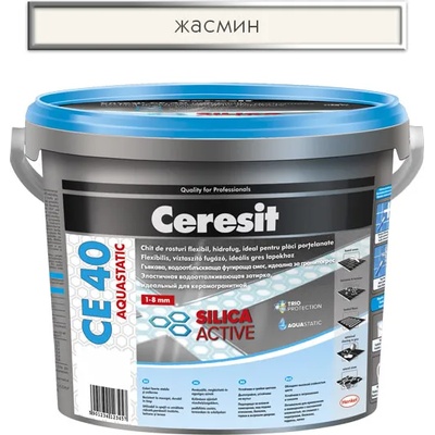 CERESIT ФУГА АКВАСТАТИЧНА СЕ40 5кг ЖАСМИН (1487615, 3047138)