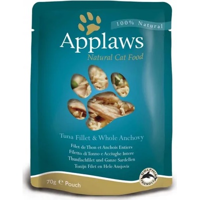 Applaws Tuna with Anchovy in Broth - пауч риба тон и аншоа в бульон 70 гр 8006