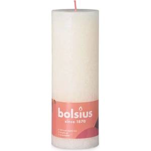 Bolsius Bolsius Polska Sprzedaż sp. z o. o. Цилиндрична свещ Bolsius Rustic Shine Soft Pearl крем 68x190 мм