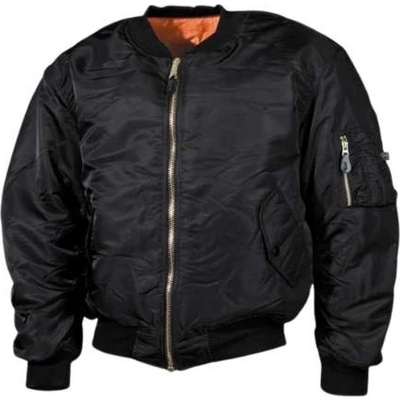 MFH ma1 бомбър пилотно яке, черно (03552a)