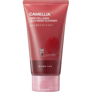 ROUND LAB Camellia Deep Collagen Jelly Mask Cleanser - Колагенов Гелообразен Почистващ Продукт 150ml