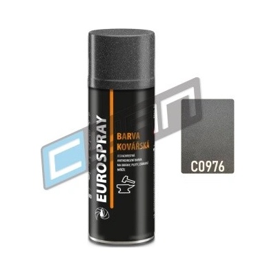 Colorlak Eurospray barva kovářská AC742 antracit polomat C0976 400 ml
