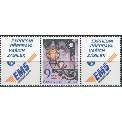 Česká pošta (2003) č. 381 ** - Česká republika - Lucerna na Novém Světě - K1 + 1 + K1