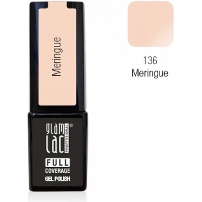 GlamLac Gel lak oranžový 136 Meringue 6 ml
