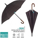Perletti 26283 time Scottish deštník pánský automatický tm.hnědý
