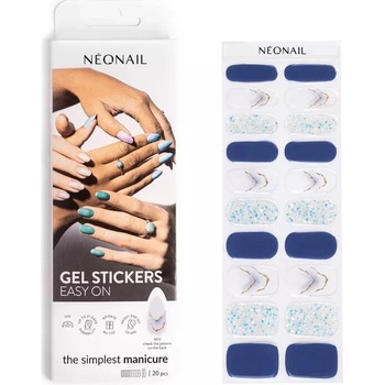 Neonail Easy On Gel hybridné nálepky na nechty M10