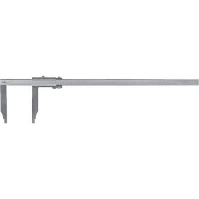 KINEX K-MET Posuvné měřítko 600/100 mm 0,02 mm s jemným stavěním bez horních nožů DIN 862 šroub. nonius KI6015-12-100