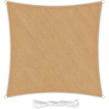 Blumfeldt Квадратен сенник, 5 х 5 м, полиестер, дишаща материя (SK-10067-016) (SK-10067-016)