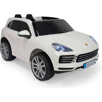 INJUSA Porsche Cayenne S 12V - акумулаторна кола за деца 12V (бял) (D69190)