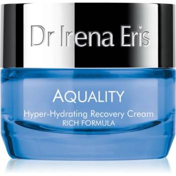 Dr Irena Eris Aquality Hyper-Hydrating Recovery Cream Rich Formula дълбоко хидратиращ крем в дълбочина против бръчки 50ml