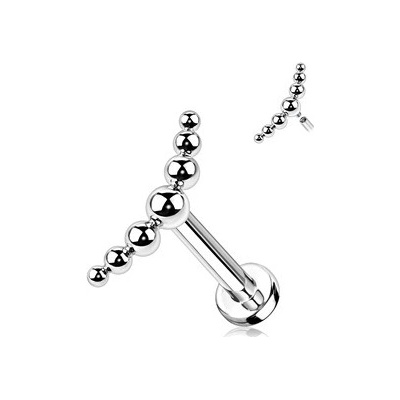 Šperky4U piercing do brady ucha titan TIT1134-1208