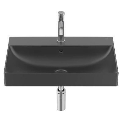 Roca Умивалник Ona, 600 mm, black matt, централно разположение на купата (A327686080)