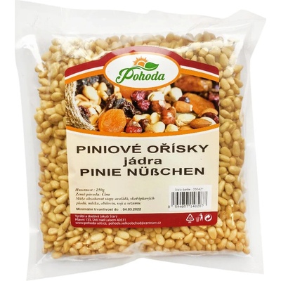 Velkoobchod Pohoda Piniové oříšky 250 g
