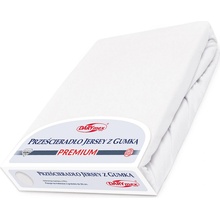 Darymex jersey prestieradlo Premium biele 110X200
