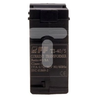 F&F proudový transformátor TI-40/5 KL.0.5 1VA 87.5X104 TI-40-5