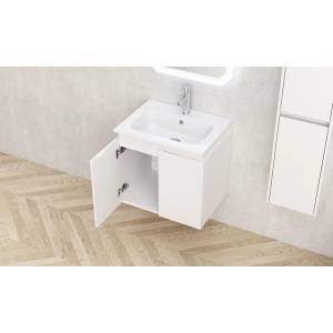Inter Ceramic Конзолен PVC шкаф BG 6046W ЧЕРТИ+УМИВ. 5955 БЯЛ / СМОЛА, Inter Ceramic, 60x55x45см (BG 6046W ЧЕРТИ+УМИВ.5955 БЯЛ / СМОЛА)