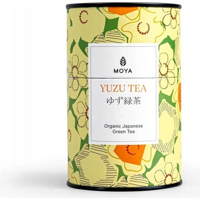 Moya Bio Yuzu čaj organická japonská zelená sypaná čaj 60 g