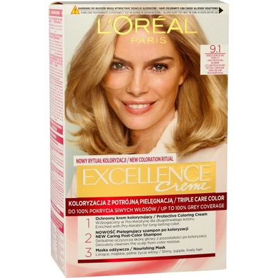 L'Oreal Paris Excellence Creme 9.1 farba na vlasy 176 ml