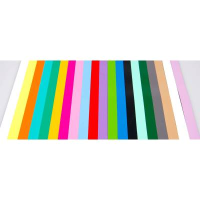 B2B Partner Magnetické pásky pro plánovací tabule, 600 x 15 mm, sada I, mix barev, 20 ks