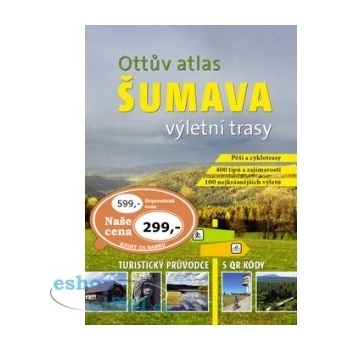 Ottův atlas výletní trasy Šumava