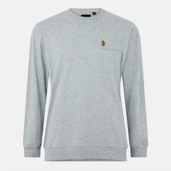 Luke Блуза Luke Men's Knox Oversized Crew Sweatshirt - Mid Mrl Grey