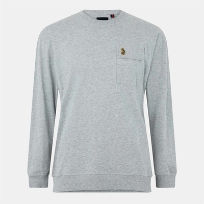 Luke Блуза Luke Men's Knox Oversized Crew Sweatshirt - Mid Mrl Grey