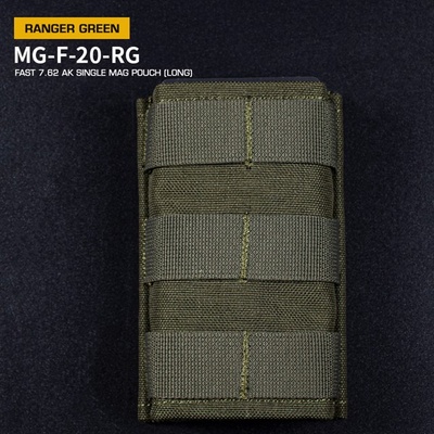 Wosport Fast Single Molle na 7.62 zásobníky pro AK Ranger green